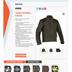 GIACCA MOTO 2 STRATI HEVICK MOD. JACKET ROCKWELL